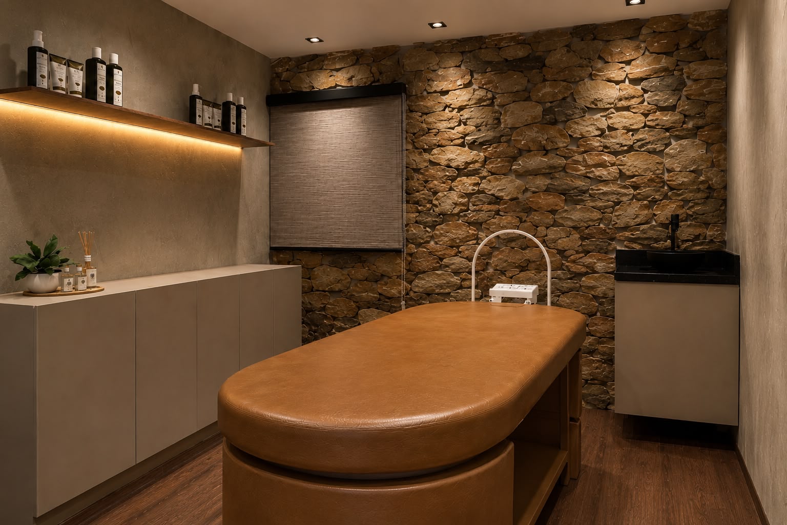 Sala de head spa da OMBRE